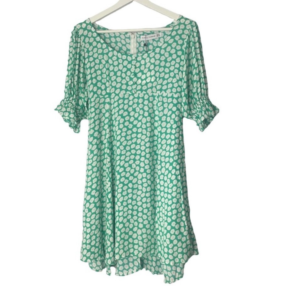 Faithfull the brand mint green mini dress